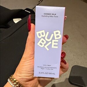 BUBBLE Cosmic Silk Hydrating Milky Toner - Purple 3.4 NWT